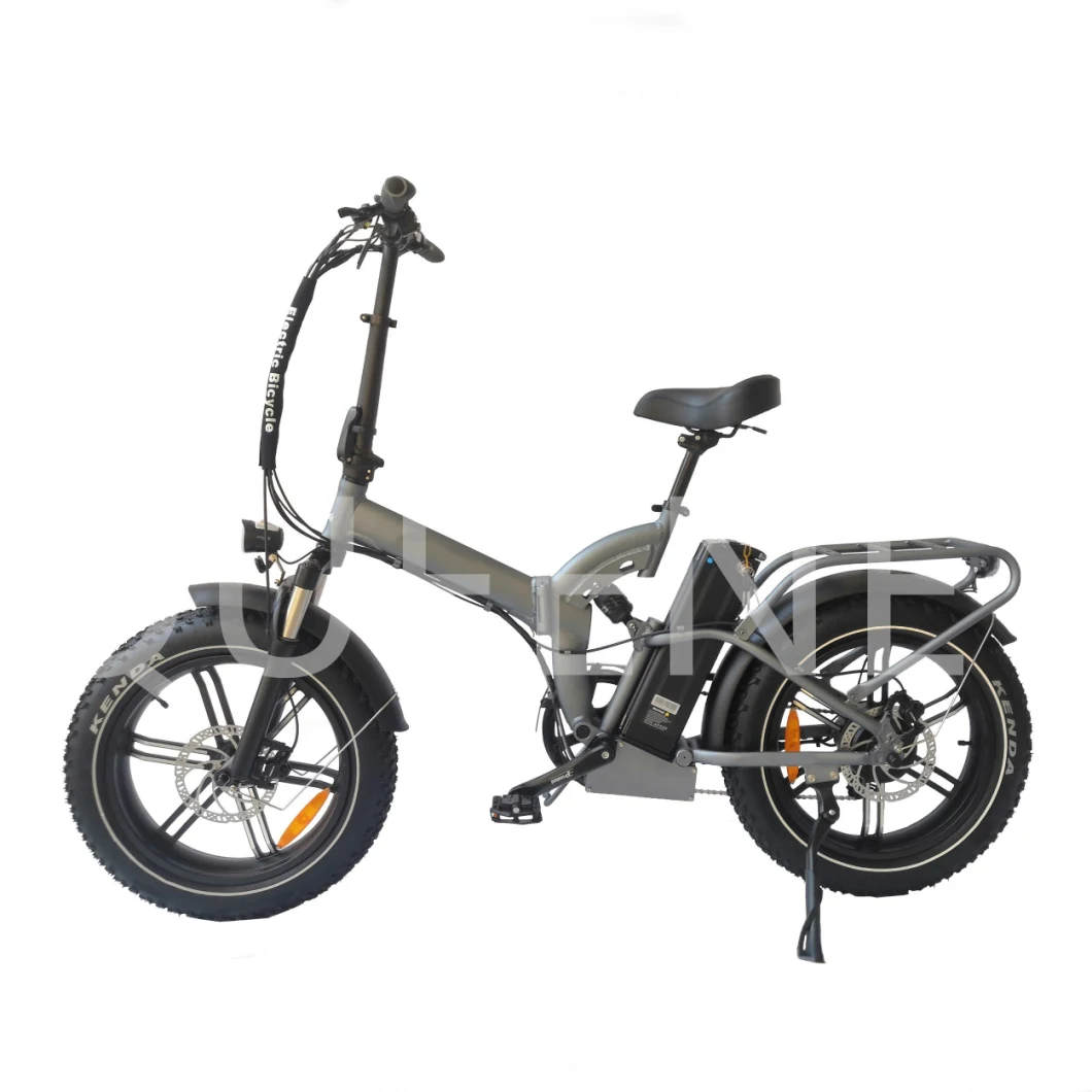 2022 Hot Sale High Quality Foldable Electric Snow Moutain Bikes 48V350W500W Motor Fat Tyre Ebike