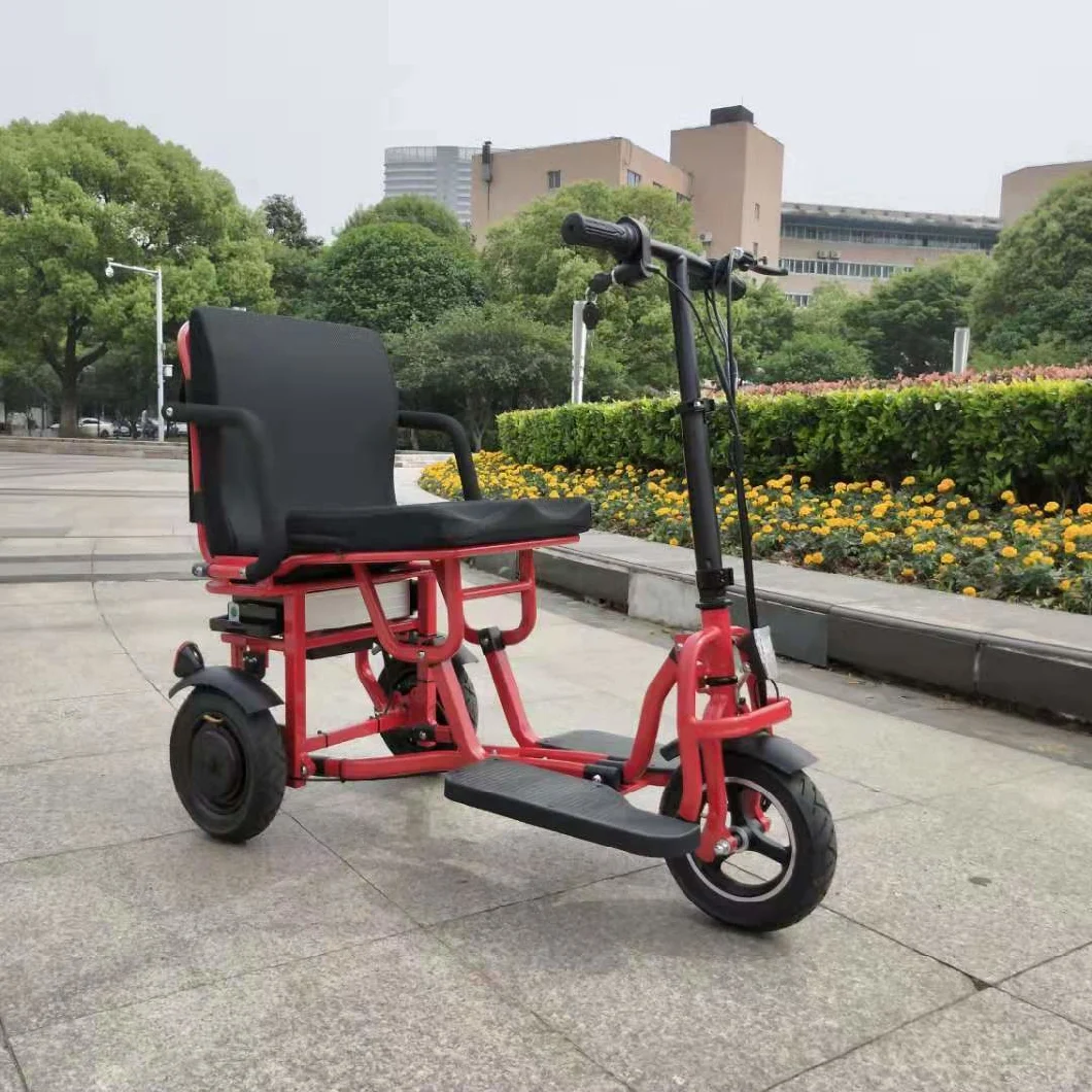 Caremoving Fold up Disabled Scooter Mobility Portable Electric Tricycles for The Elderly