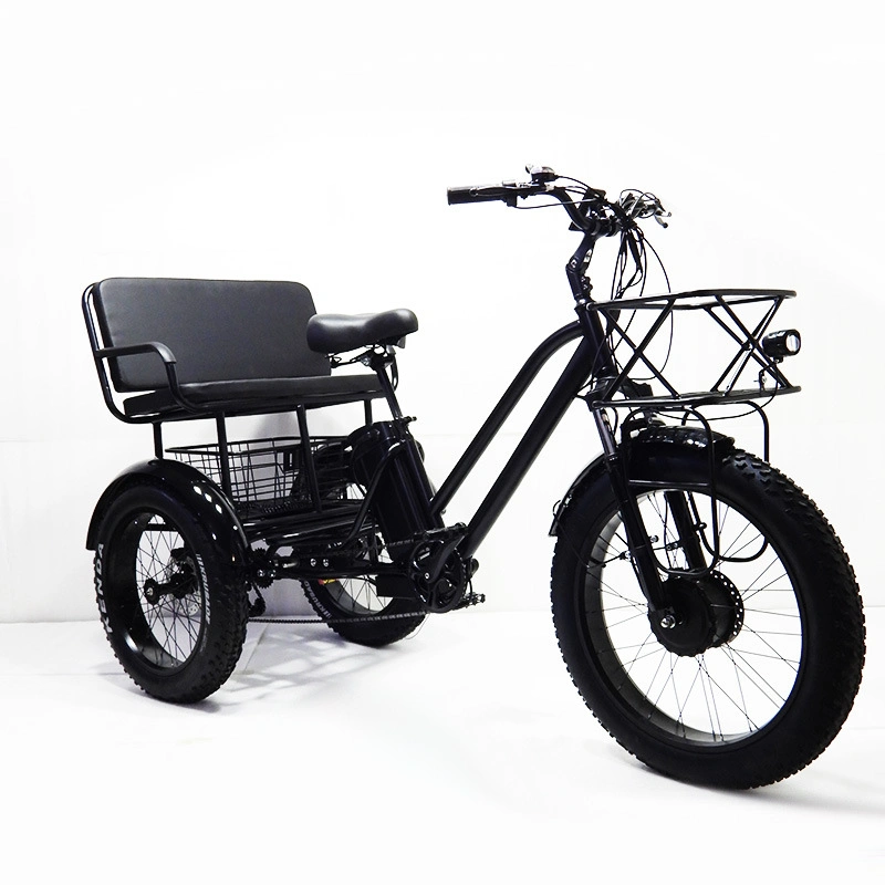 Hot Selling E-Tricycle Utility Cargo Etrike 3 Wheel Electric Tricycle Farm Using Electric Tricycles 26 Inch Fat Tire E Trike